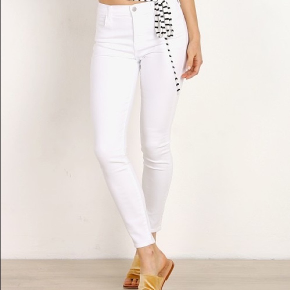 JBrand white jeans